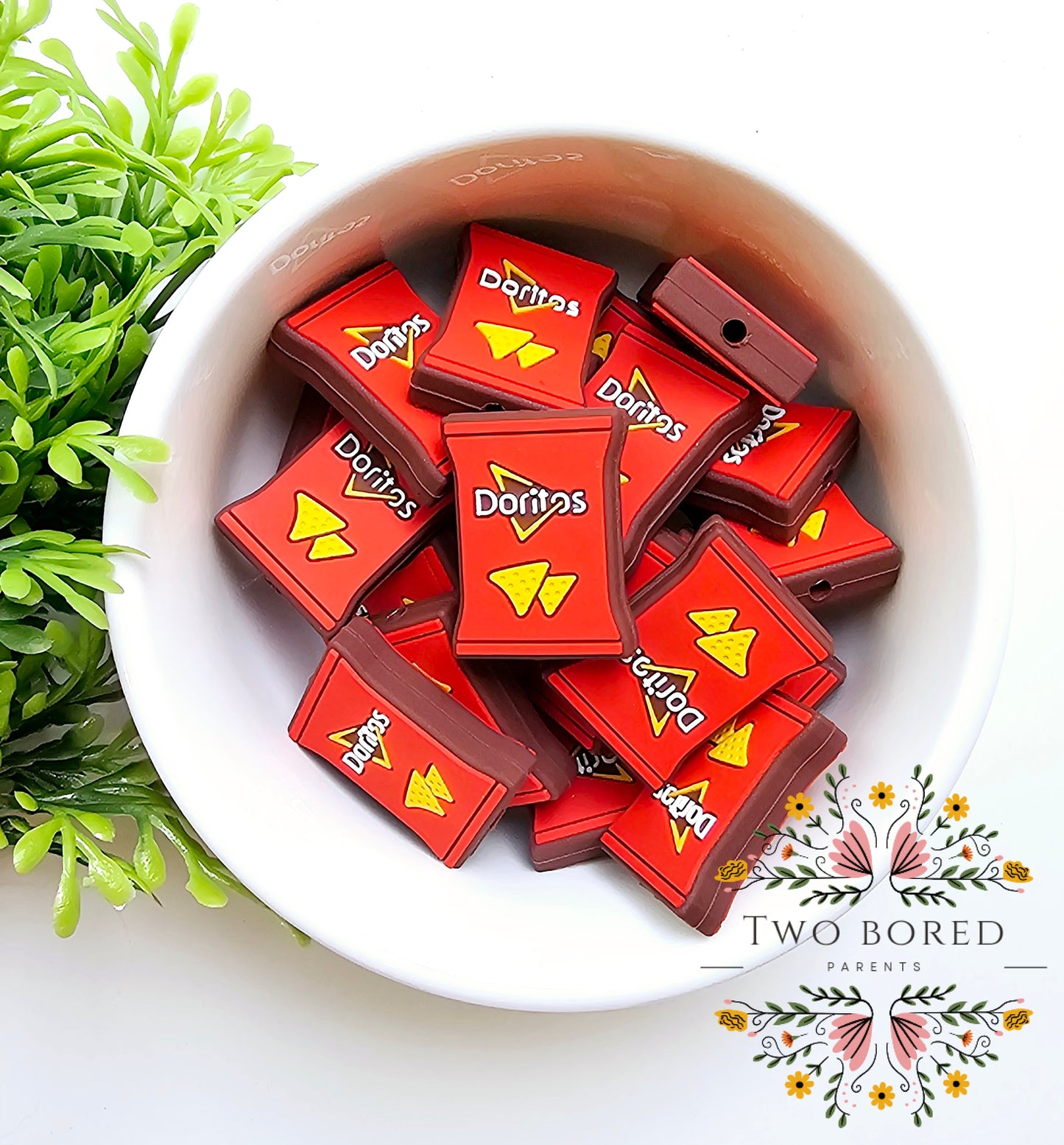 Nacho Chip Focal Bead