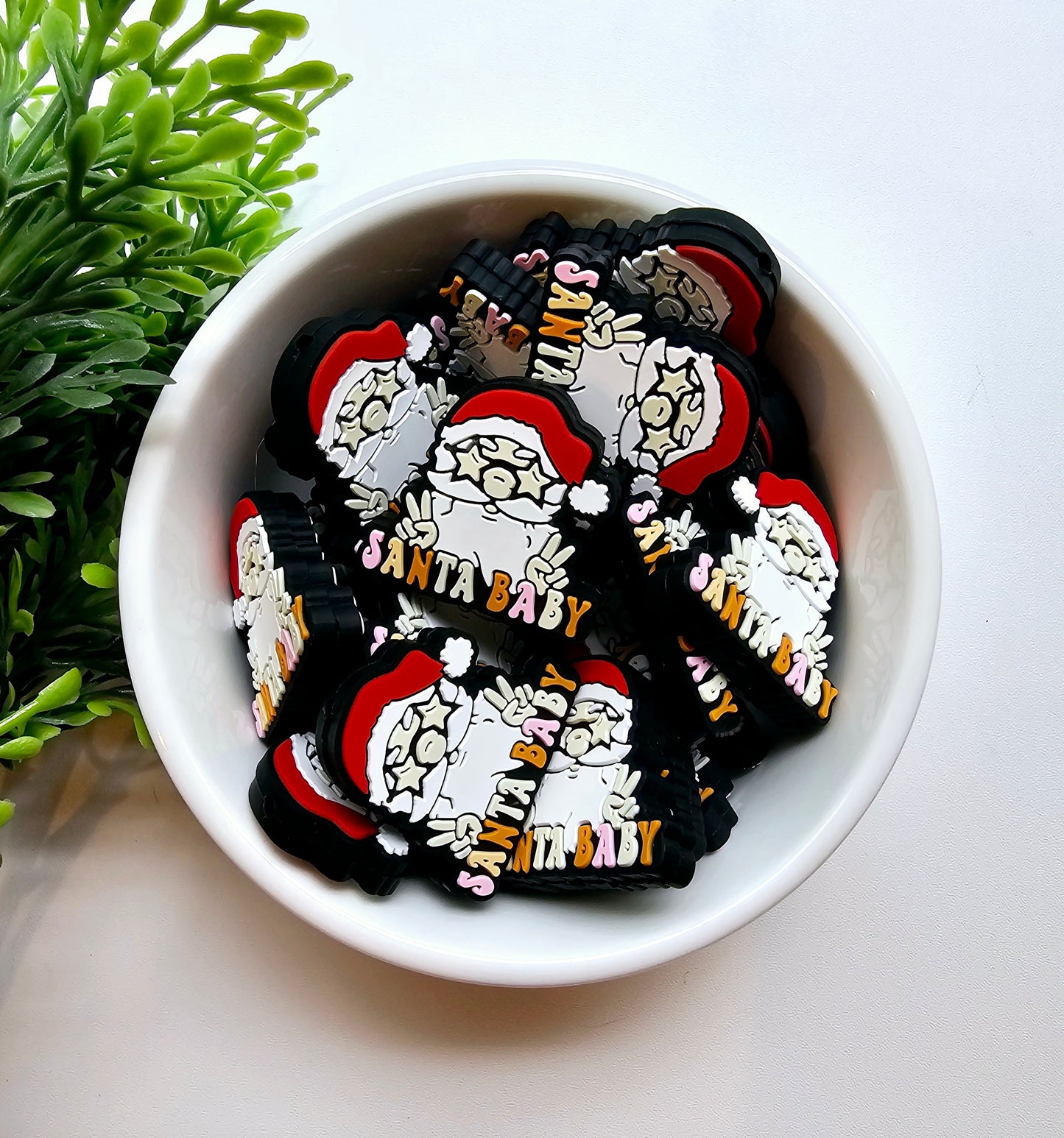 Santa Baby Focal Bead