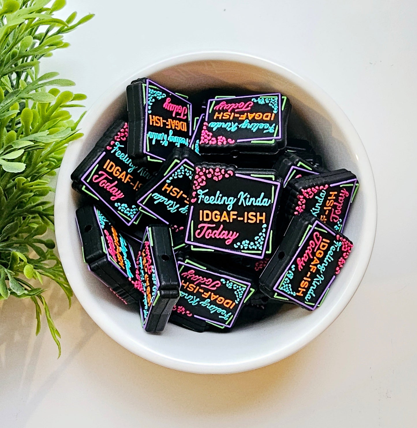 Feeling IDGAF Focal Bead