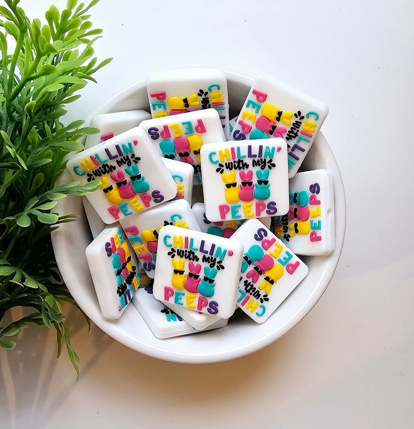 Chillin' with My Peeps Focal Bead