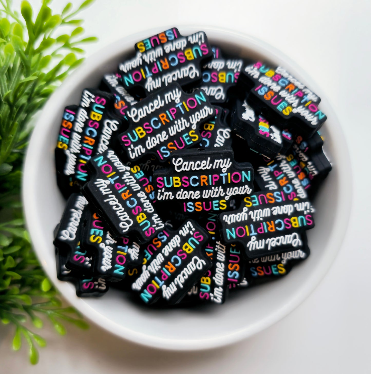 Cancel My Subscription Focal Bead