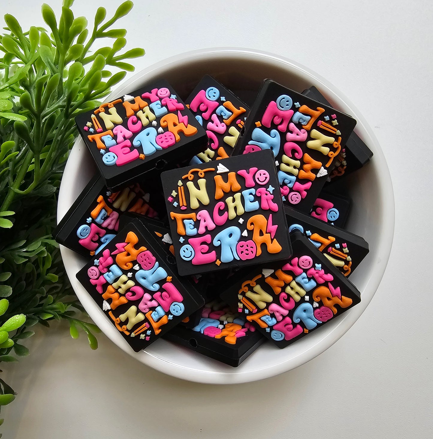 Teacher Era Focal Bead