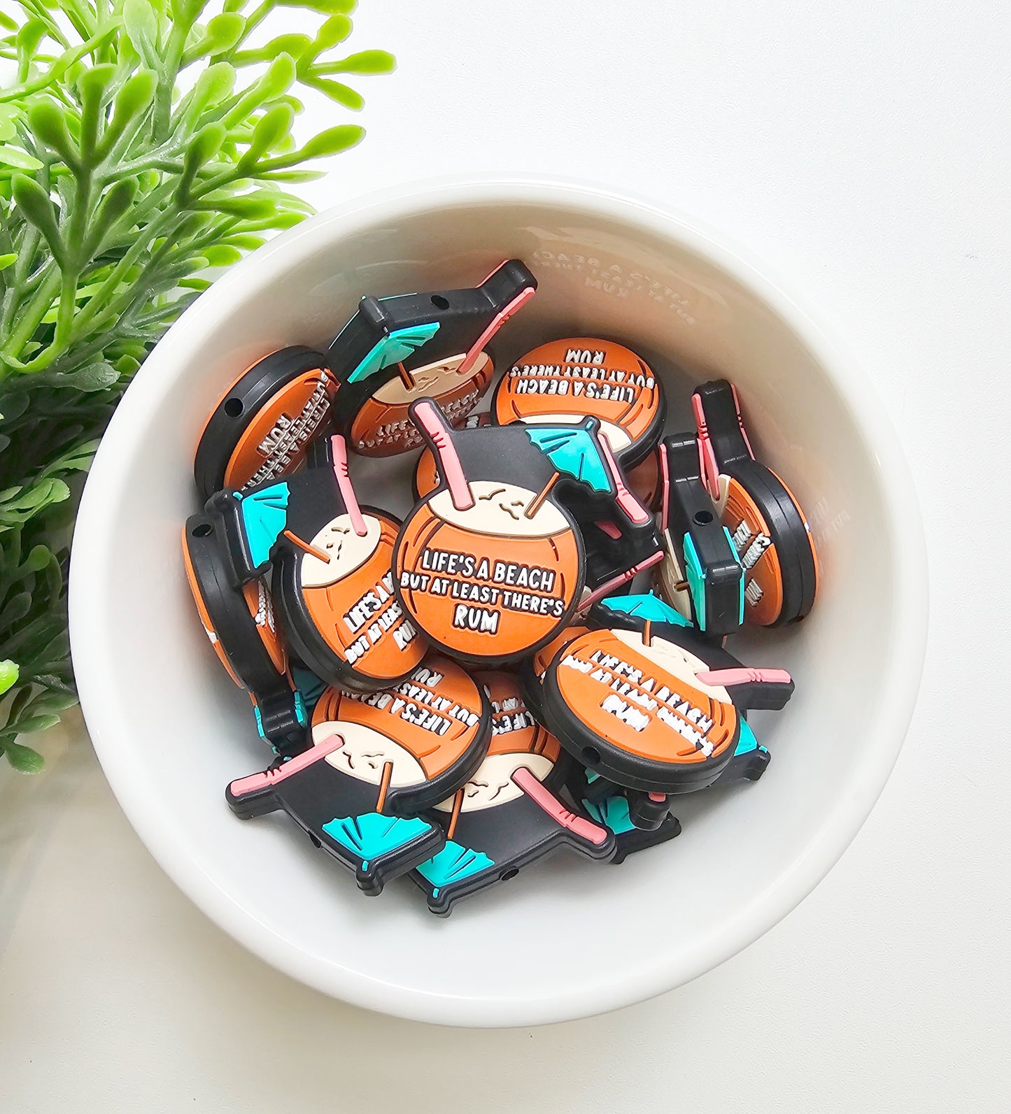 Life's a Beach Focal Bead