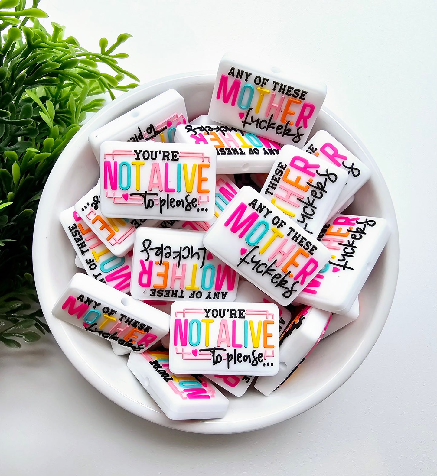 Not Alive to Please Focal Bead