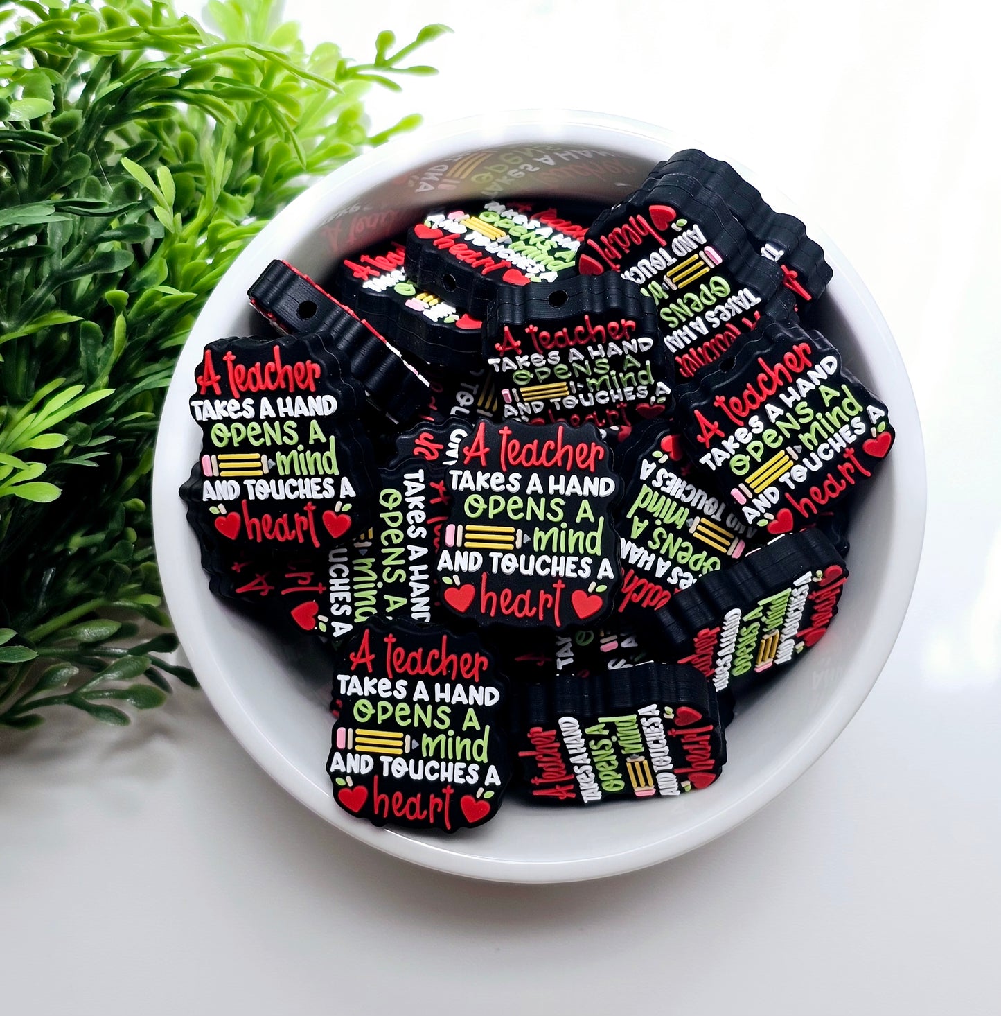 A Teacher Opens Minds Focal Bead