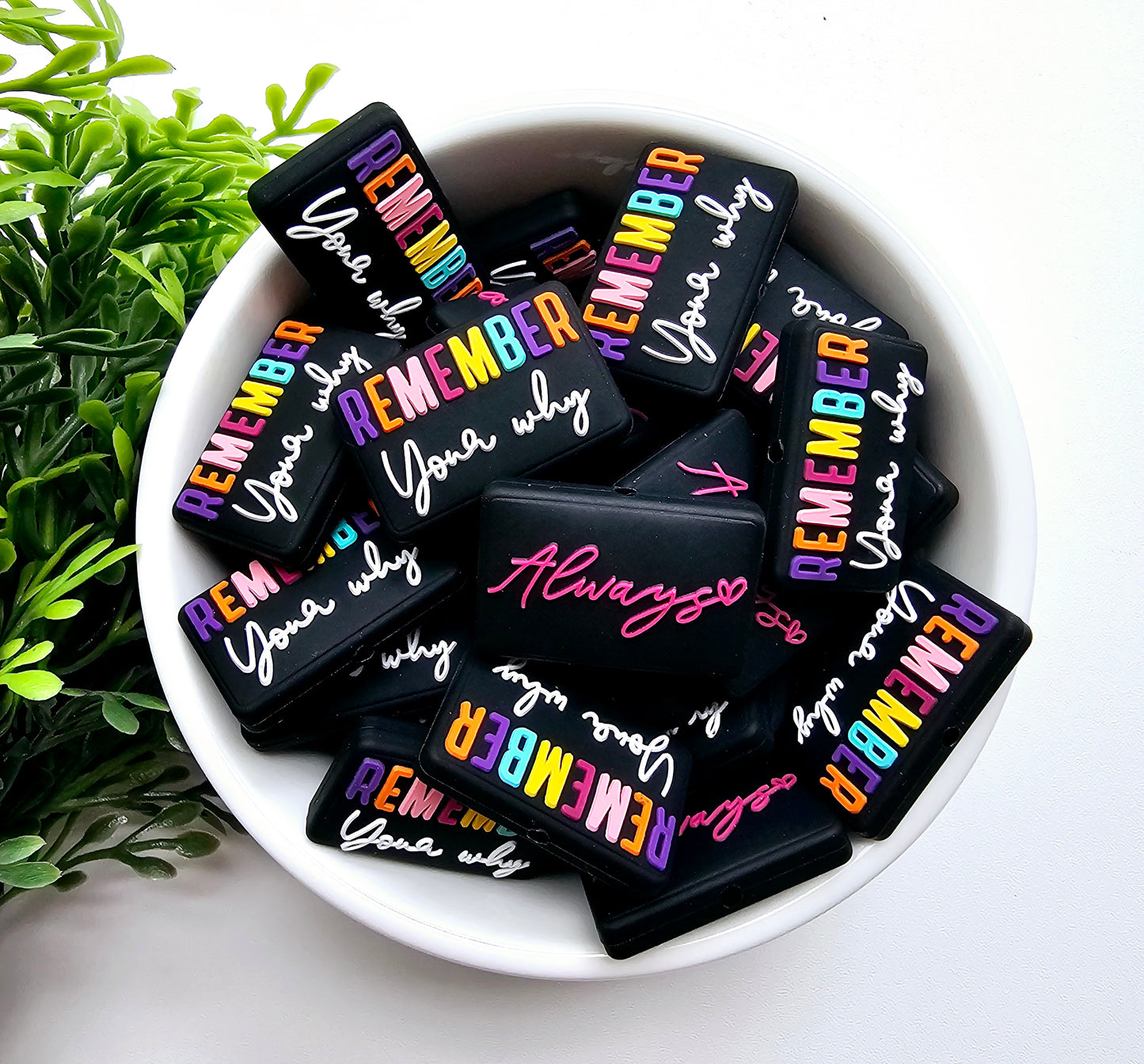 Remember Your Why Focal Bead