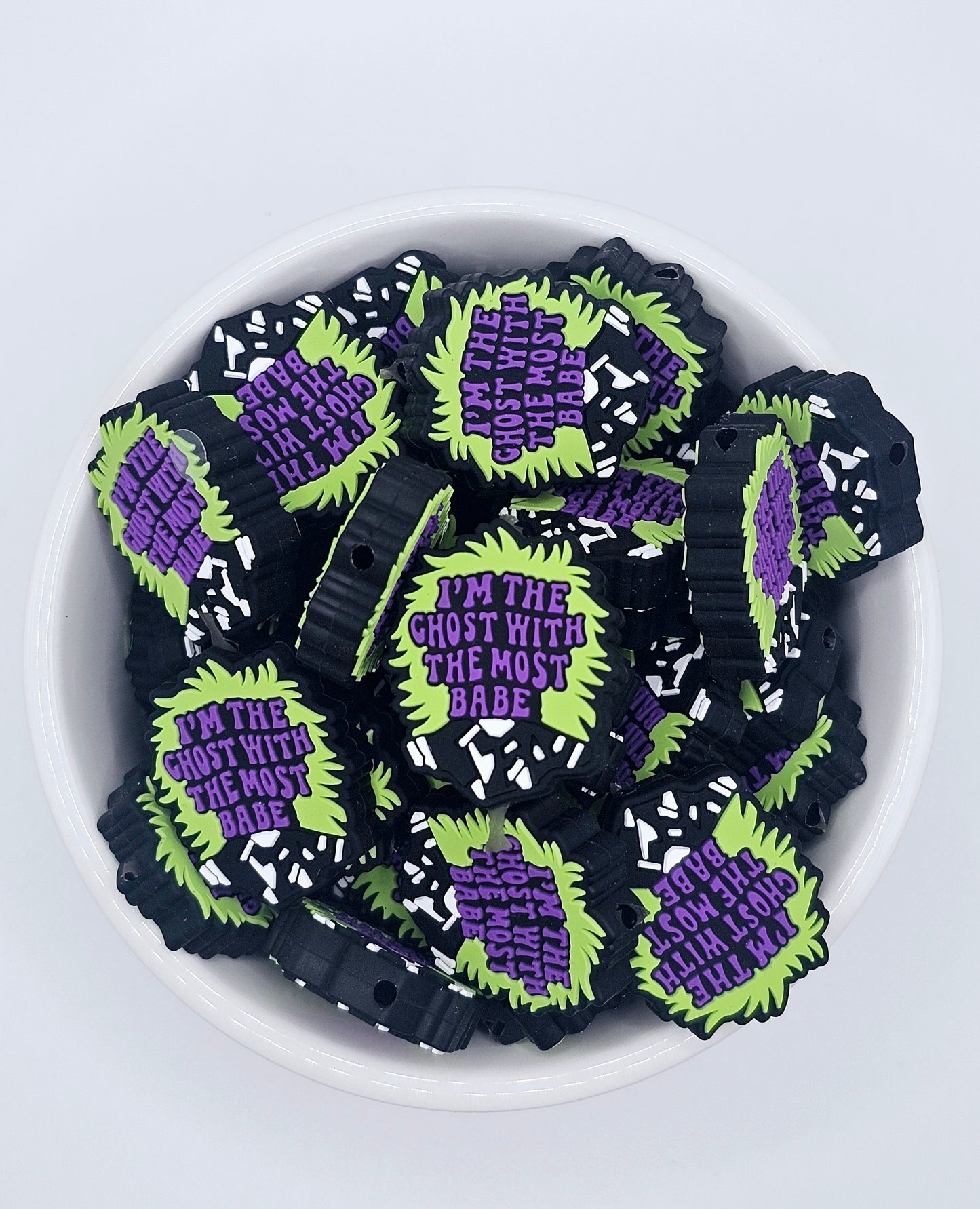 Beetlejuice Ghost Focal Bead