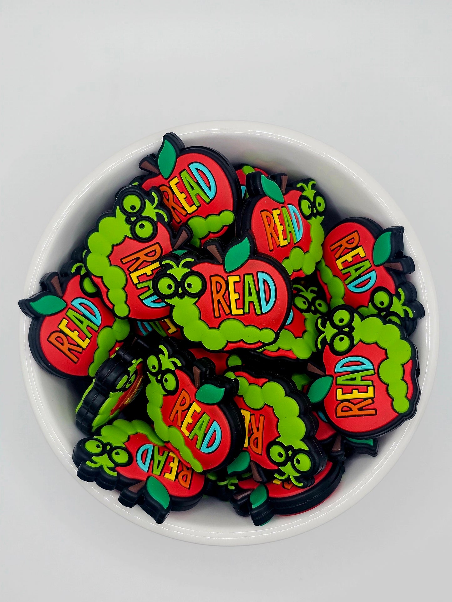 Book Worm Focal Bead