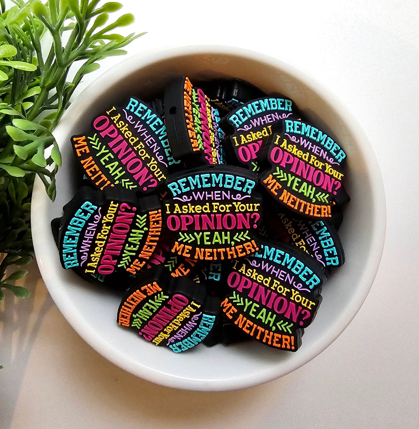 Asked for your Opinion Focal Bead