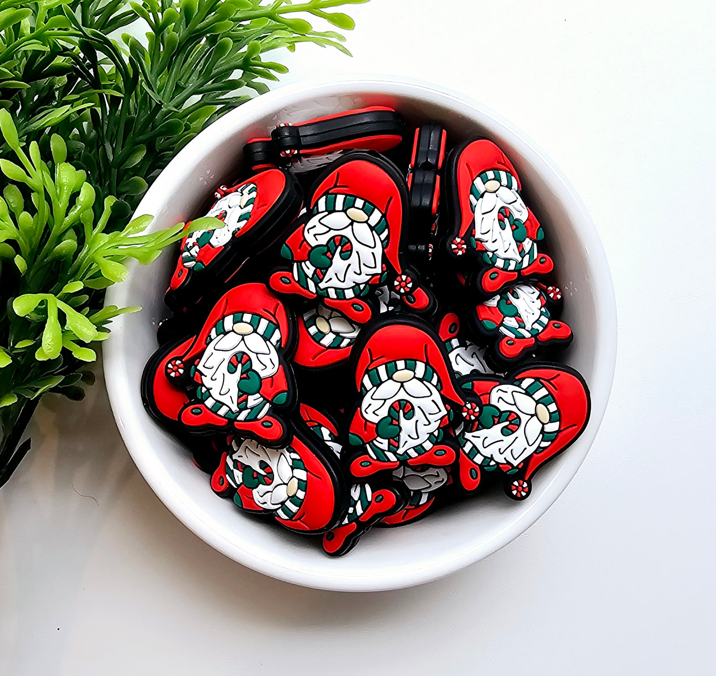 Christmas Gnome Focal Bead