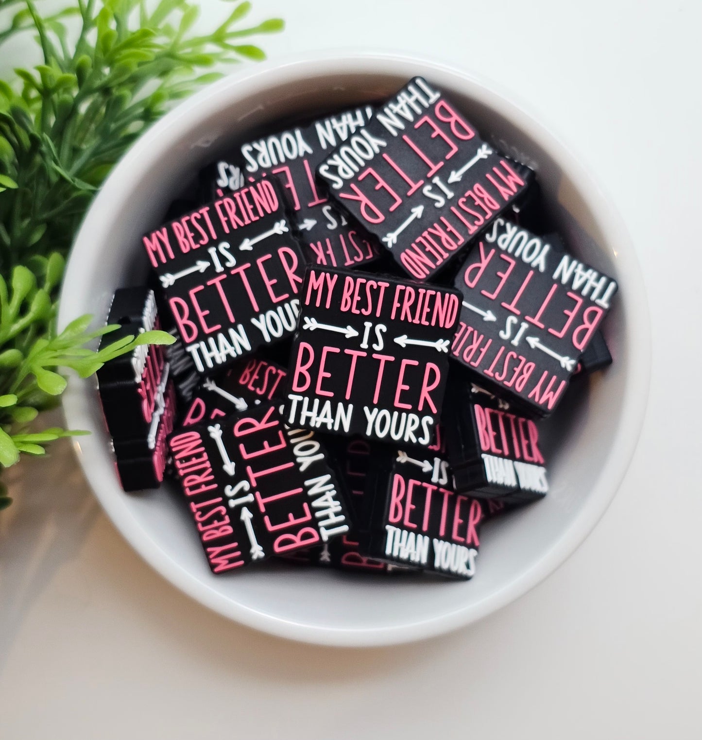 Best Friend Focal Bead, Black