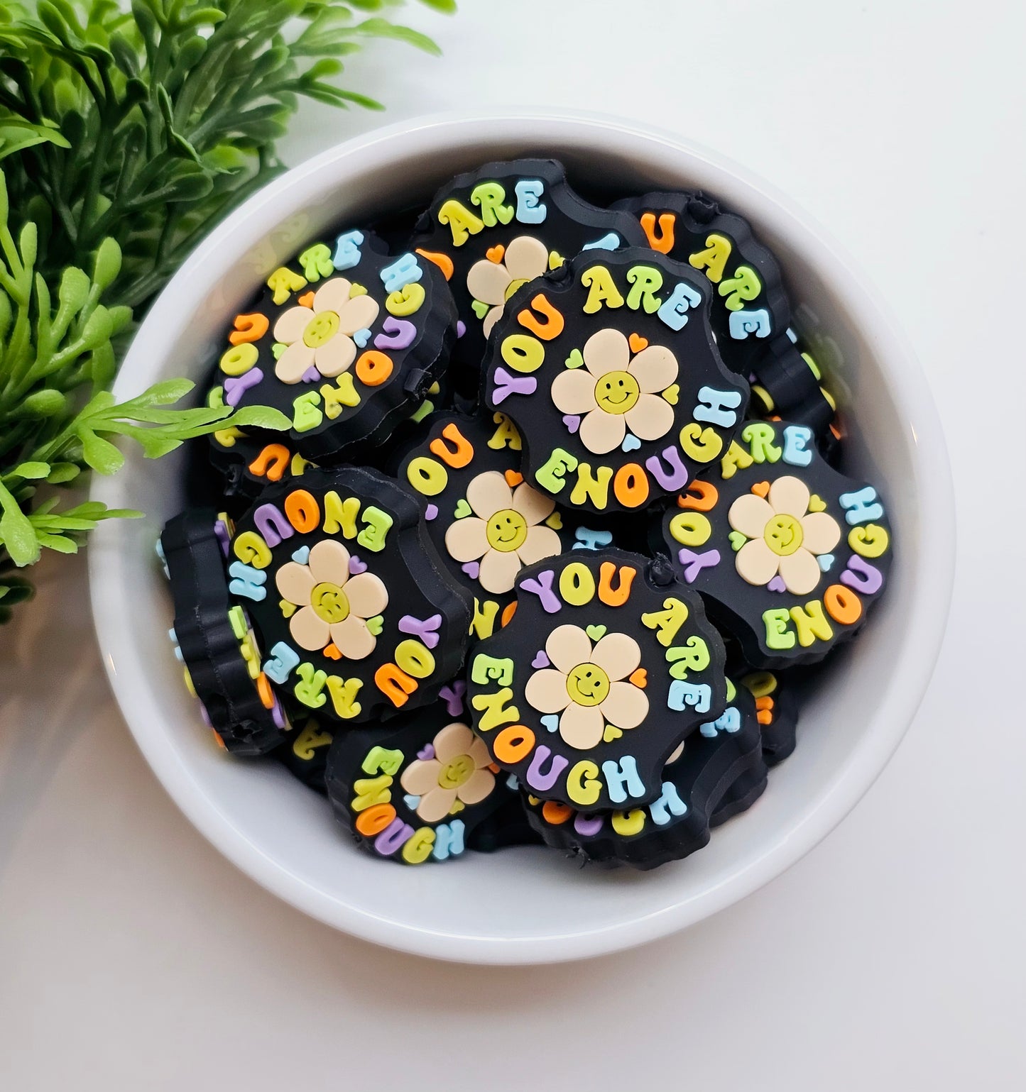 You Are Enough Focal Bead