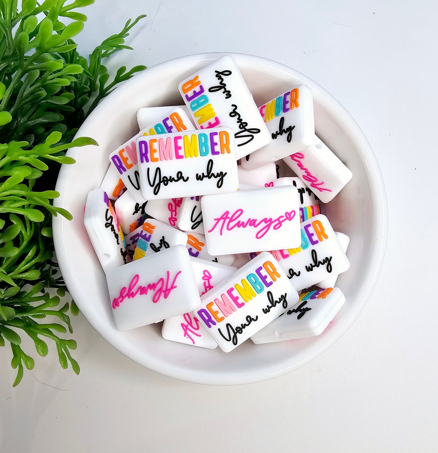 Remember Your Why Focal Bead