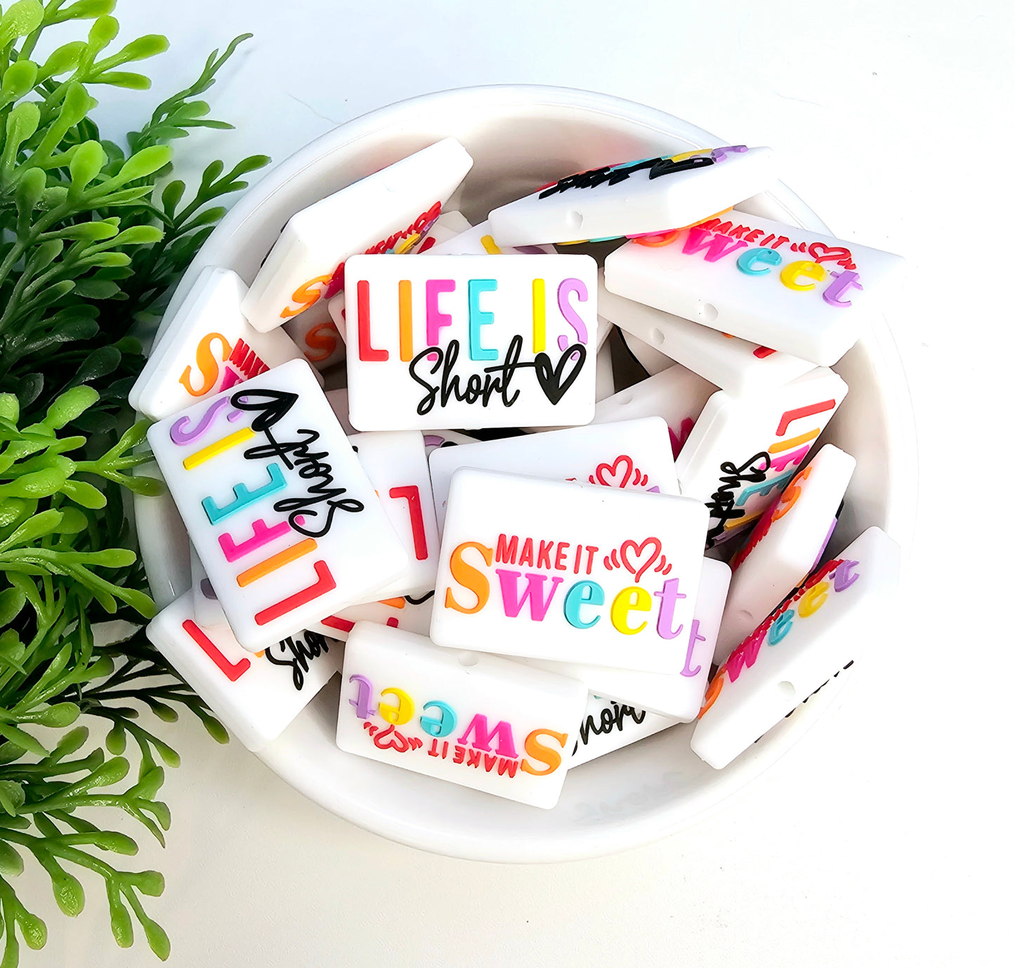 Life is Short Focal Bead