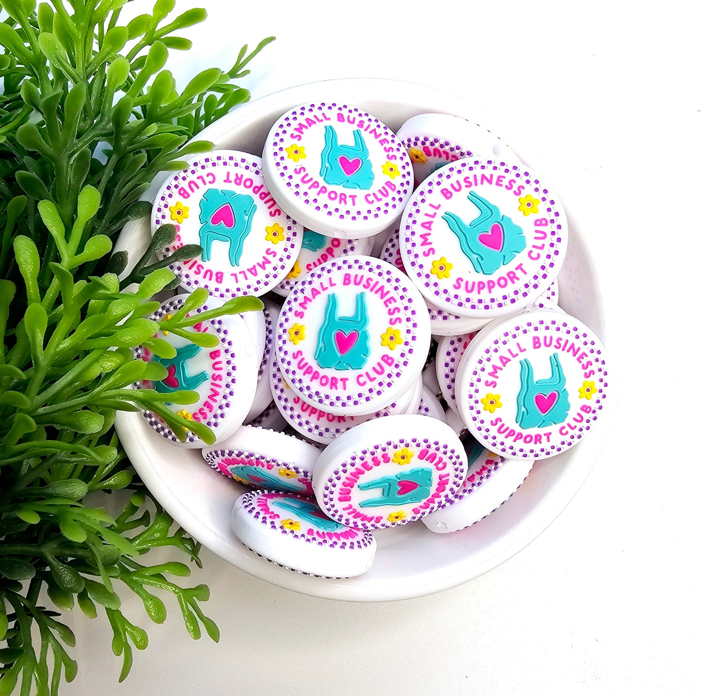 Support Small Businesses Focal Bead