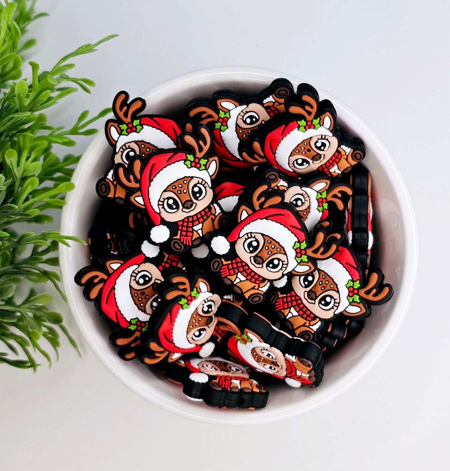 Baby Reindeer Focal Bead