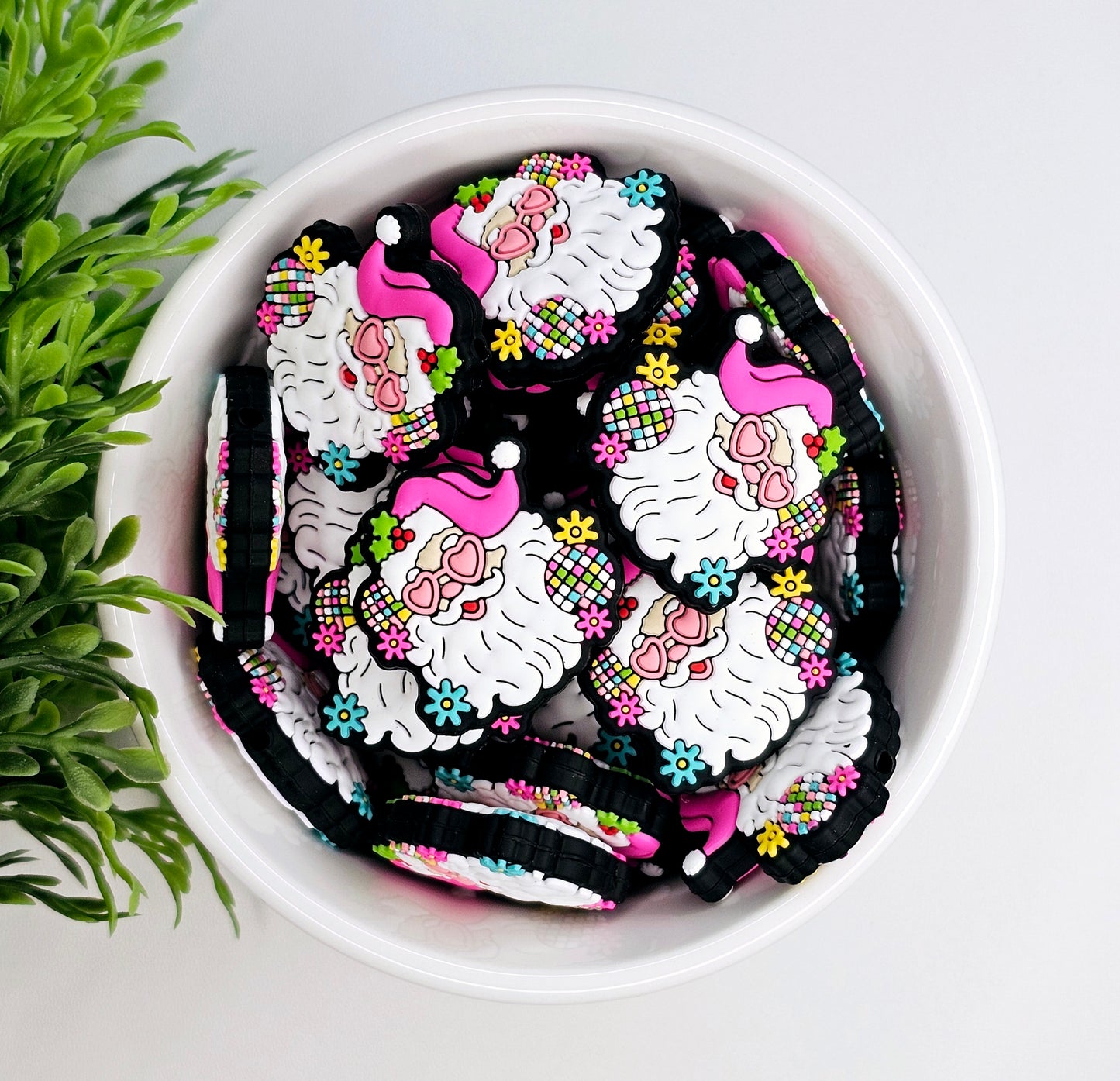 Groovy Santa Focal Bead