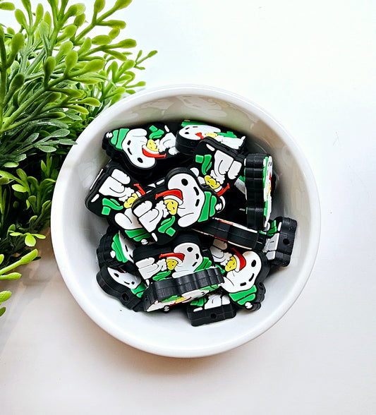 Christmas Snoopy Focal Bead