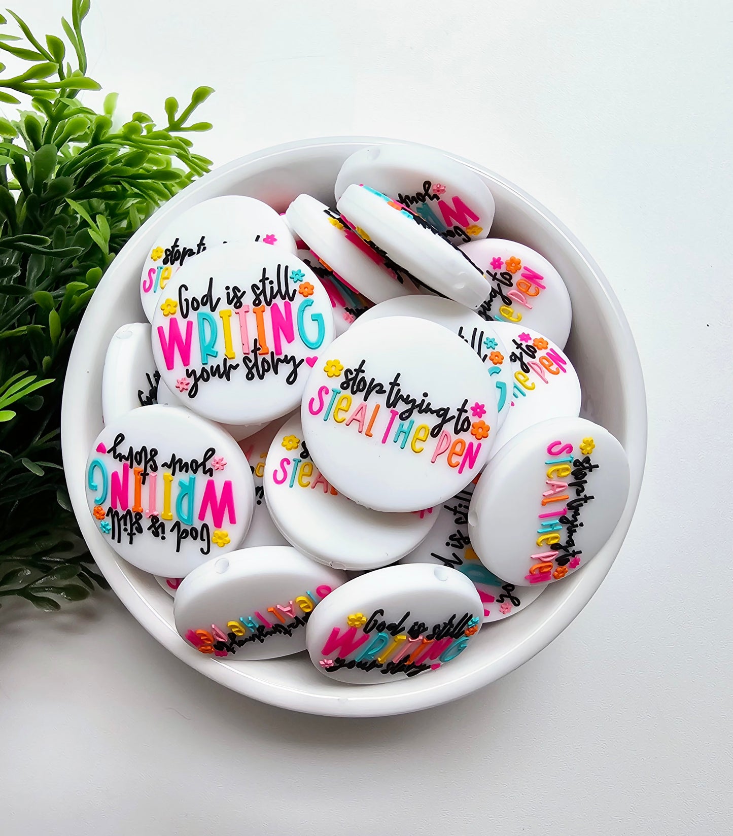 God is Still Writing Your Story Focal Bead